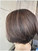ハイライトショートボブ