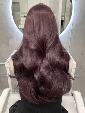 アイシー 表参道(ICY) 韓国艶髪/ブリーチなしカラー/ワインレッドボルドーカシスカラー