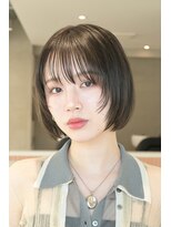 タス(tas) ぱつっとボブには顔周りのレイヤーが相性バッチリ!!
