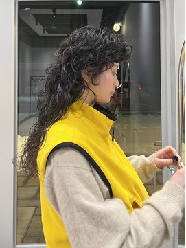 ロールアップスリーブス(ROLL UP SLEEVES) ロングレイヤーパーマ