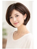リーフ 焼津店(LeaF)&nbsp;60代女性に人気の丸みショート。