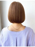 透明感カラー/切りっぱなしボブハイトーンブリーチ春カラーp浦和