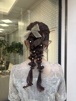 ハレル 戸塚(HAREru.)&nbsp;編み下ろし/参列ヘアアレンジ/結婚式ヘア/ヘアアレンジ