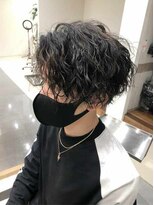 プログレス 仙台駅東口店(PROGRESS)&nbsp;Men'sスタイル/ツイストパーマ×アッシュブラック10代/20代/30代
