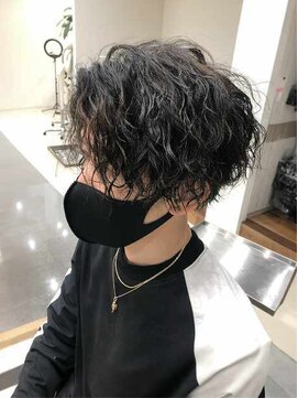 プログレス 仙台駅東口店(PROGRESS) Men'sスタイル/ツイストパーマ×アッシュブラック10代/20代/30代