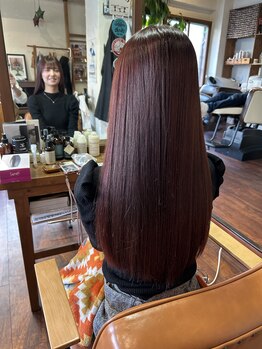 ヘアーホーム チケ(hair home tike)の写真/うねりやパサつきが気になるあなたへ。思わず触りたくなる艶髪と扱いやすい髪質を!
