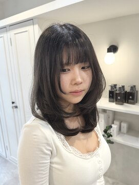 フリーダムガーデン 岡山駅前店(freedom garden) 10代20代30代色気抜群ミディアムレイヤー&ナチュラルブラック