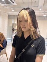 ステラ ヘア デザイン サロン(STELLA hair design salon)&nbsp;抜きっぱなしブロンド×デザインカラー 【由比藤】