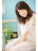 ミック 日暮里店(miq)&nbsp;顔周りを包むような＊うる・ふわ・ミディ