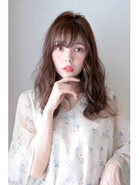 ロビー(LOBBY) 『LOBBY』田野上 フェミニンウェーブ×シースルーバング