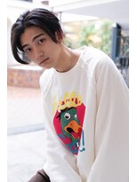 メーヴェ(Mowen) mowen 南堀江 メンズ ナチュラル センターパート 韓国風