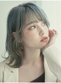 ボブ/カーキグレージュ/マッシュショート/大人かわいい[新宿駅]