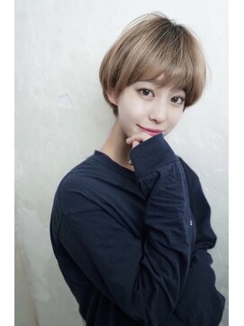 グランアージュ 錦糸町(grandage) 大人可愛いマッシュショートボブベージュ20代30代40代錦糸町m