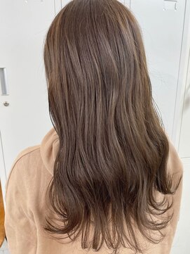 イコ 表参道原宿(ico) ブリーチなしダブルカラーでまろやかベージュ