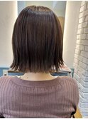 くせ毛を活かしたショートカット/脱縮毛矯正/脱白髪染め