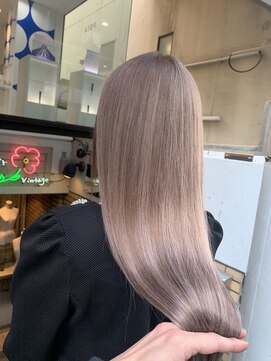 ラフ 難波店(LAFF) #黒髪#ボブルフ#ネビージュ#小顔#ワンレン