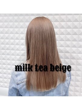 ノアランス 池袋(noah rance) ミルクティーベージュ×艶髪ロング