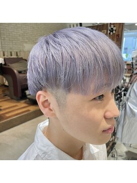 アデプト 金町店(adept) 【adept金町店　石崎Style】ホワイトラベンダーカラー