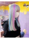 ホワイトシルバー×ラインカラー
