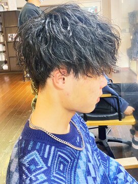 ヘアークリエイ トポライトウィロー 烏丸(Hair Create Polite willow) 20代30代40代メンズショートフェザーマッシュツーブロック