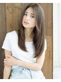 20代30代大人可愛いナチュラルストレートロング