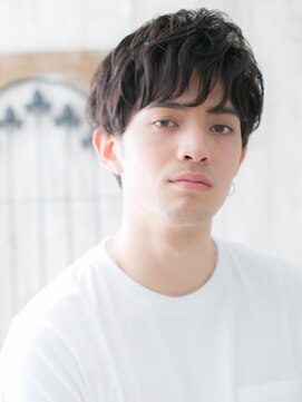 トニーアンドガイメン ホテル京阪仙台店(TONI&GUY MEN) ラフなくせ風ラウンドゆるふわマッシュパーマh仙台