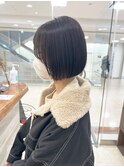 【morio】札幌ボブ　ぱつっと収まるナチュラルボブ