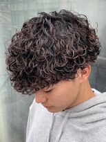 レタッチバイフィフス(RETOUCH by fifth) プードルパーマメンズマッシュハードスパイラルパーマウルフ韓国