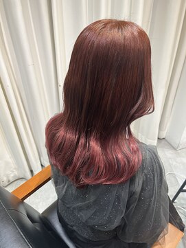 ポリッシュヘアーメイク 金町店(POLISH hair make) ピンクカラー