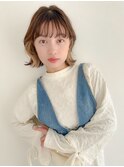 インナーカラーボブ