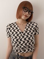 ラボ(Ravo) オレンジベージュ　ボブ