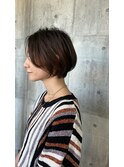 大人ショートボブ