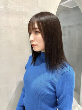 サムシング(Something.) チョコレートブラウン_ミディアムヘア