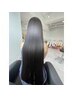 【全員利用OK】<艶>髪質改善ストレート+カット ¥33100
