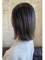 ヴァン カウンシル 川口店(VAN COUNCIL)&nbsp;切りっぱなしボブ×ハイライト【東川口　美容室】