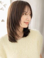 カバーヘア イヴ 戸頭店(COVER HAIR EVE)&nbsp;姫カットレイヤー透け感エアストレートTc2戸頭20代30代40代