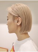 !ダブルカラーハイトーンケアブリーチデザインカラー派手髪#原宿