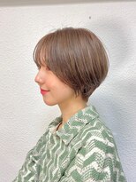 ハウスアンドヘアーワークス(House&Hair works)&nbsp;前髪長め大人小顔ショート30代40代50代　藤沢