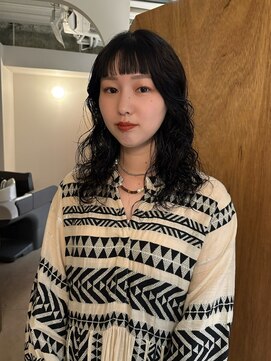 ユー セント(yew scent) パーマ×前髪カット×簡単スタイリング