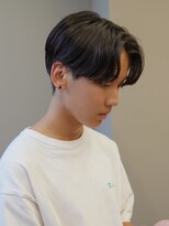 ニュアンスパーマセンターパートサイドパート韓国カルマパーマ