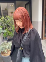 ゼスト クレス(ZEST Cres)&nbsp;【立川cres奈佳子】ダブルカラーオレンジベージュ