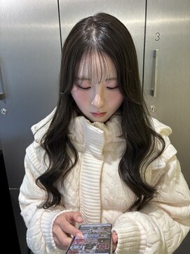 ノー バイ イオエ 西梅田(no. by ioe) ブリーチなしカラー/髪質改善/ミルクティーベージュ/小顔ヘア