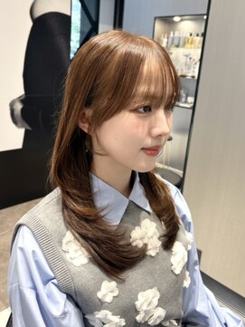 ハルキミナト ジャパン ヨコハマ(HARUKI MINATO japan YOKOHAMA) レイヤー/ミディアムレイヤー/顔周りカット