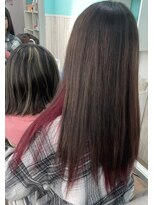 サロンドゥレゴッド(Salon de ReGod)&nbsp;ママ→インナーカラー　お子様→ハイライト