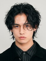 フィフス 渋谷(fifth) 渋谷大人ツイストスパイラルパーマメンズカットセンターパート