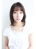 ナチュラルストレート ミディアム
