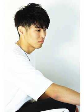 エガミヘアー(EGAMI hair) [EGAMI HAIR] 黒髪ツーブロックショート