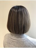 20代30代40代大人可愛いイルミナカラーでナチュラルおしゃれボブ