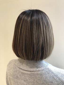 ウィル 都島店(WiLL) 20代30代40代大人可愛いイルミナカラーでナチュラルおしゃれボブ