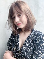 ナチュラルカール_セシルカットココアブラウン_67789